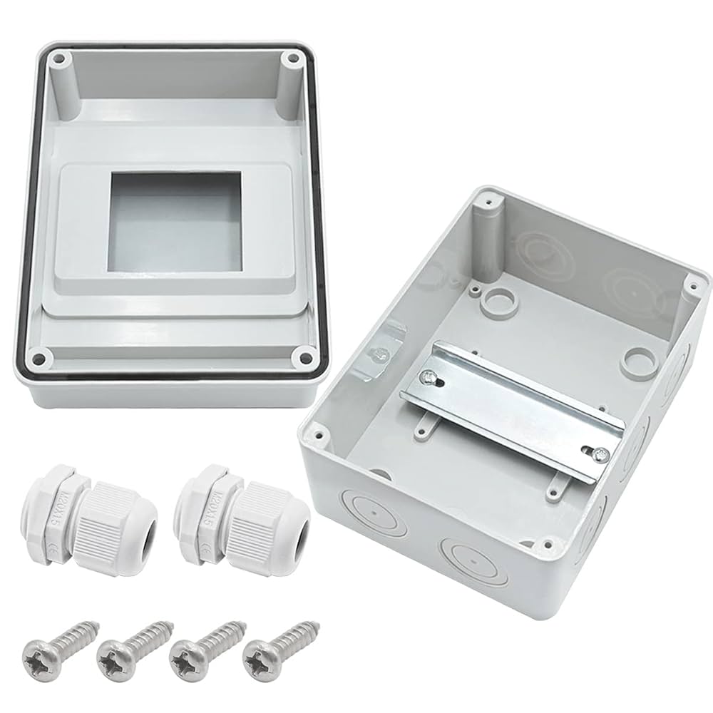 シリコンスクイーズBOX⑦ smseace Distribution Protection Box, ABS Plastic Transparent